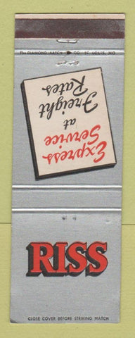 Matchbook Cover - Riss Trucking WEAR