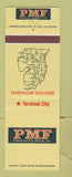 Matchbook Cover - Parker Motor Freight Trucking MI Michigan