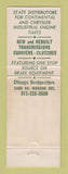 Matchbook Cover - Mutual Truck Parts Milwaukee WI
