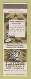 Matchbook Cover - Black Angus Restaurants Miami FL CHAIN