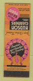 Matchbook Cover - Hudson Cleaners Detroit MI peacock WEAR