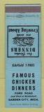 Matchbook Cover - Famous Chicken Dinners Garden City MI
