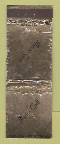 Matchbook Cover - Marine Grill Detroit MI WORN