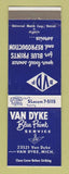 Matchbook Cover - Van Dyke Blue Print Service MI