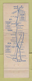Matchbook Cover - Colony Hotels Courts Nashville TN Louisville KY Columbus GA