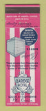 Matchbook Cover - Claridge Hotel St Louis MO