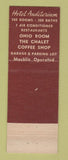 Matchbook Cover - Hotel Auditorium Cleveland OH Chalet