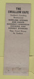 Matchbook Cover - Dixie Sandwich Shops Elkhart IN Swallow Cafe Goshen WEAR