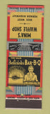 Matchbook Cover - Mina's Waffle Shop BBQ Detroit MI