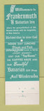 Matchbook Cover - Frankenmuth Bavarian Inn MI
