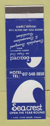 Matchbook Cover - Seacrest Hotel North Falmouth MA