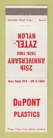 Matchbook Cover - DuPont Plastics 1964 Zytel Nylon