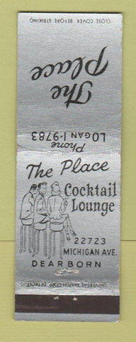 Matchbook Cover - The Place Cocktail Lounge Dearborn MI