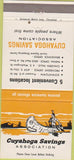 Matchbook Cover - Cuyahoga Savings Bank Cleveland OH 30 Strike