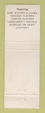 Matchbook Cover - Oyster Bar Clearwater FL WEAR