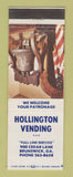 Matchbook Cover - Hollington Vending Brunswick GA