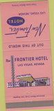 Matchbook Cover - Frontier Hotel Las Vegas NV 30 Strike