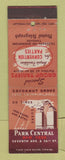 Matchbook Cover - Park Central Hotel New York City