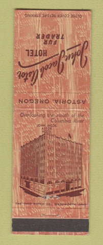 Matchbook Cover - John Jacob Astor Hotel Astoria OR