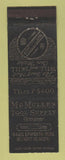 Matchbook Cover - McMullen Tool Supply Detroit MI WEAR