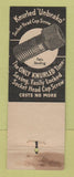 Matchbook Cover - McMullen Tools Detroit MI WEAR