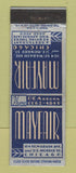 Matchbook Cover - Mayfair Restaurant Chicago IL