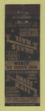 Matchbook Cover - Brass Rail Restaurant St Petersburg FL WEAR