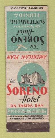 Matchbook Cover - Soreno Hotel St Petersburg FL WORN