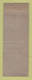 Matchbook Cover - Michigan University Ann Arbor MI Union WEAR