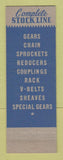Matchbook Cover - Ohio Gear Cleveland OH