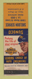 Matchbook Cover - Sunoco oil gas Sheldon Service Detroit? MI WEAR