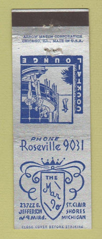 Matchbook Cover - The Mar Jo? St Clair Shores MI ARROW