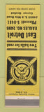 Matchbook Cover - Eagles Lodge East Detroit MI