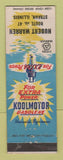 Matchbook Cover - Cities oil gas Hubert Warren Strawn IL