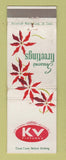 Matchbook Cover - KV Fixture's Christmas WEAR