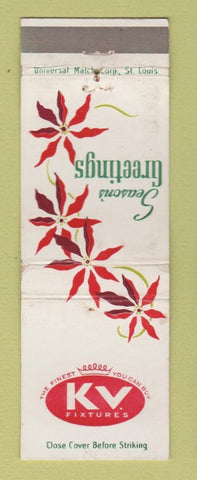 Matchbook Cover - KV Fixture's Christmas WEAR
