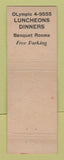 Matchbook Cover - Bellini's Italian Restaurant Oakland CA WEAR