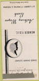 Matchbook Cover - Anthony Wayne Bank Ft Wayne IN 30 Strike