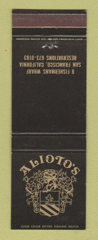 Matchbook Cover - Alioto's Restaurant San Francisco CA