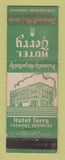 Matchbook Cover - Hotel Terry Fremont NE WORN
