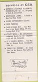 Matchbook Cover - Cuyahoga Savings Bank Cleveland OH 30 Strike