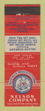 Matchbook Cover - Nelson Company Plumbing Heating Supply Ann Arbor Detroit MI