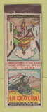 Matchbook Cover - La Central Rialroad Mexico WORN