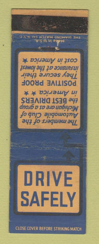 Matchbook Cover - Automobile Club of Michigan MI WEAR