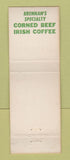 Matchbook Cover - Brennan's Fine Food Berkeley CA