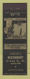 Matchbook Cover - Martin's Restaurant Hamilton ON