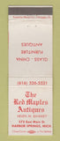 Matchbook Cover - The Red Maples Antiques Harbor Springs MI