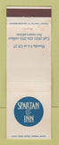 Matchbook Cover - Spartan Inn Orlando FL WEAR