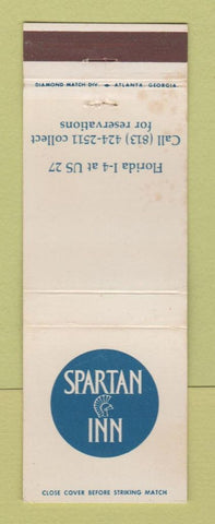 Matchbook Cover - Spartan Inn Orlando FL WEAR