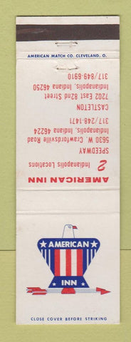 Matchbook Cover - American Inn Speedway Indianapolis IN
